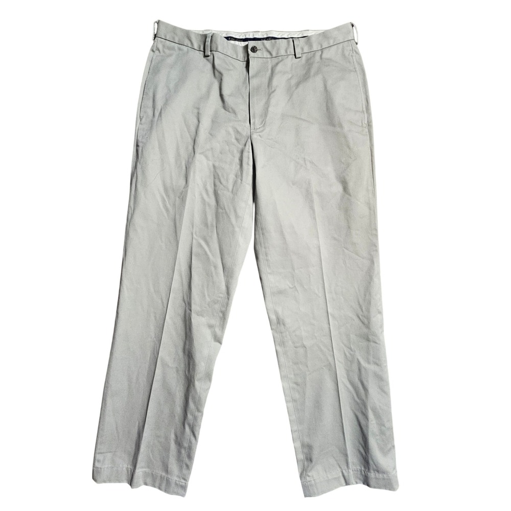 Brooks Brothers Advantage Chino Clark‎ Fit Pants Mens 38x32 Timeless Classic